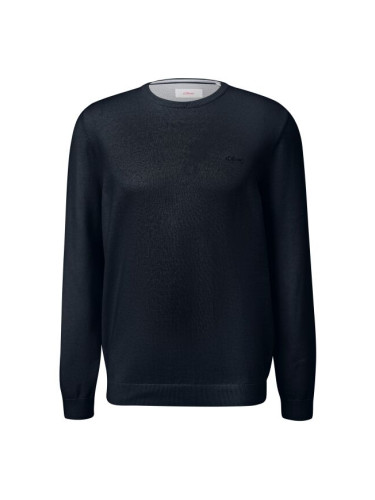 s.Oliver RL KNITTED PULLOVER NOOS Мъжки пуловер, тъмносин, размер