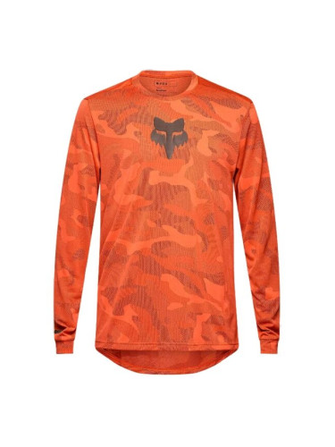 Fox RANGER TRU DRI LS Мъжка фланелка за колоездене, оранжево, размер