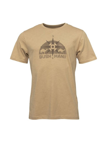 BUSHMAN BARKLY Мъжка тениска, бежово, размер XXL