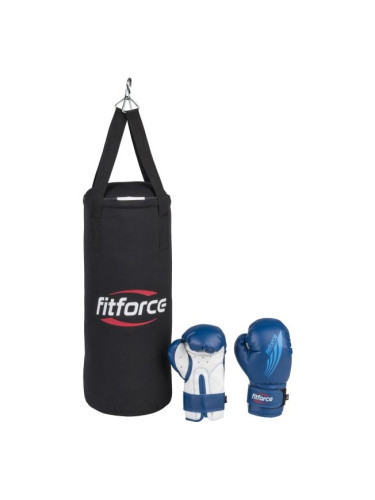 Fitforce JR BOX SET Юношески боксьорски  комплект, черно, размер