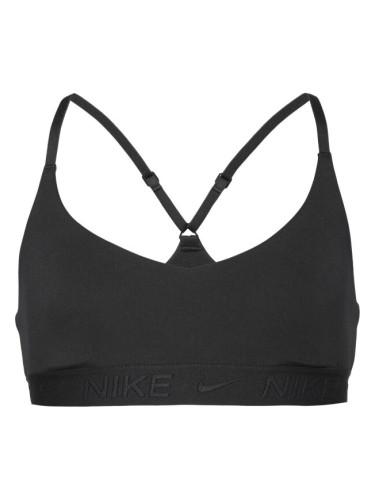 Nike DRI-FIT INDY Спортно бюстие за момичета, черно, размер