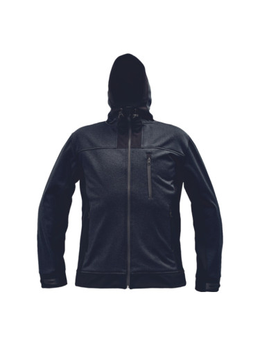 CERVA HUYER SOFTSHELL Мъжко софтшел яке, черно, размер XXL