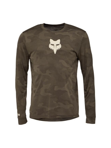 Fox RANGER TRU DRI LS Мъжка фланелка за колоездене, khaki, размер