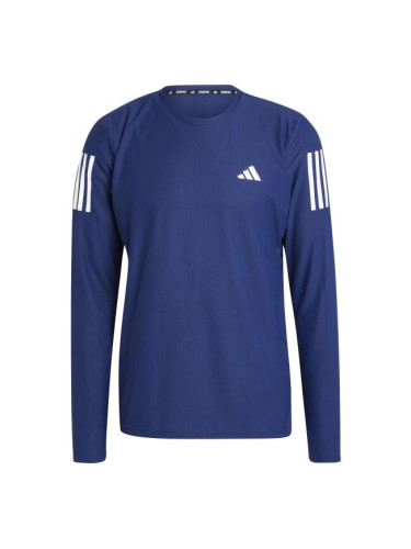 adidas OWN THE RUN LONG SLEEVE LONG TOP Мъжка тениска за бягане, тъмносин, размер