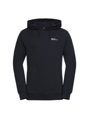 Jack Wolfskin ESSENTIAL HOODIE M Мъжки суитшърт, тъмносин, размер XXL