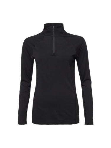 Smartwool CLASSIC A-S MERINO BL 1/4 ZIP Дамска термо тениска, черно, размер