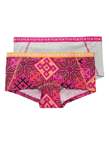 KARI TRAA TINA HIPSTER 2PK Дамски спортни бикини, розово, размер