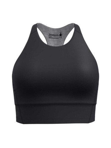 Smartwool W ACTIVE CROP BRA Дамски спортен сутиен, черно, размер