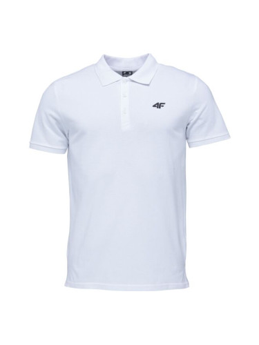 4F POLO SHIRT Мъжка поло тениска, бяло, размер