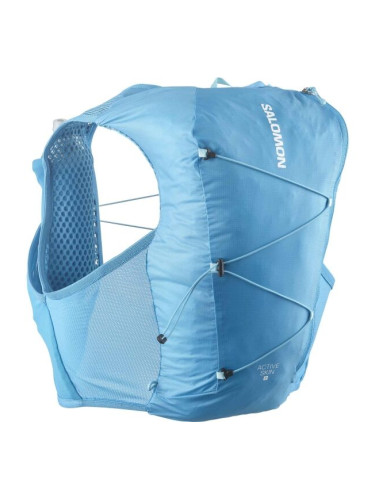 Salomon ACTIVE SKIN 8 SET Жилетка за бягане, светлосиньо, размер