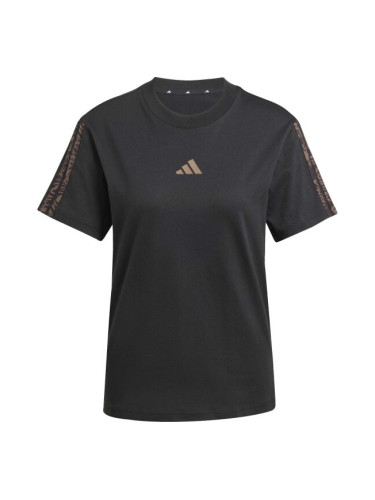 adidas EMBROIDERED T-SHIRT Дамска тениска, черно, размер