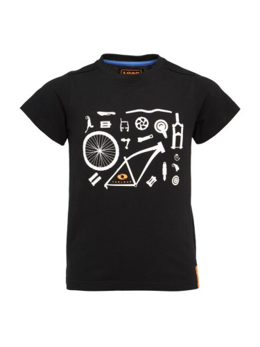 LOAP BOOLER Тениска за момчета, черно, размер 122-128