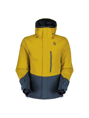 Scott ULTIMATE DRYO 10 Мъжко ски/сноуборд яке, жълто, размер XXL