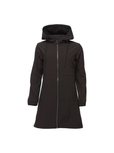 Willard KLARIPA Дамско дълго яке-софтшел, черно, размер