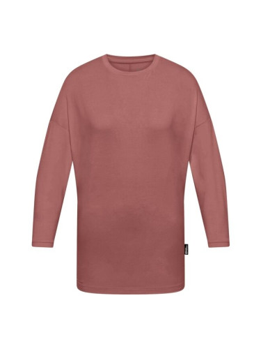 Jack Wolfskin TRAVEL 3/4 T W Дамска тениска, червено, размер XXL