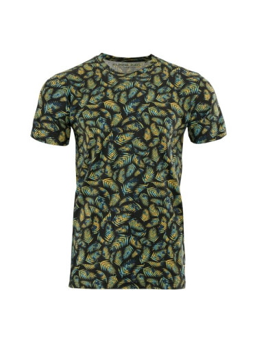 ALPINE PRO LOGED Мъжка тениска, черно, размер