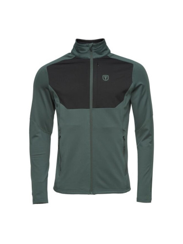 TENSON TXLITE FULL ZIP Мъжки функционален суитшърт, тъмносиво, размер