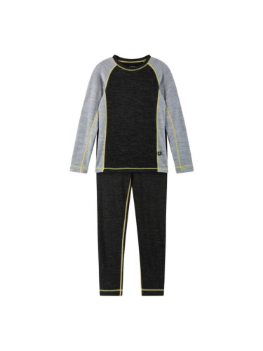 REIMA TAITOA Детски термо комплект, черно, размер