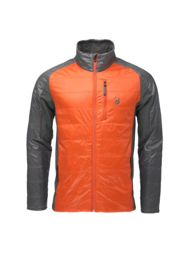 Spyder GLISSADE Мъжко затоплящо яке, тъмносиво, размер