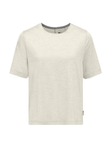 Jack Wolfskin TRAVEL T W Дамска тениска, бяло, размер XXL