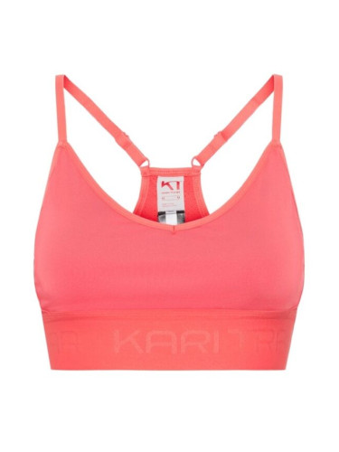 KARI TRAA VAR Дамско  спортно бюстие, червено, размер