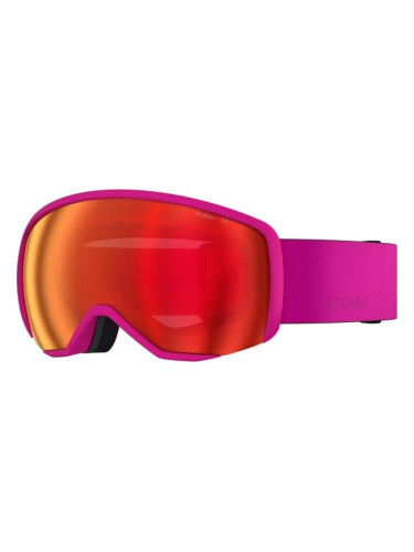 Atomic REVENT JR S FLASH Юношески скиорски очила OTG, розово, размер
