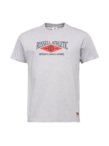 Russell Athletic T-SHIRT Мъжка тениска, сиво, размер