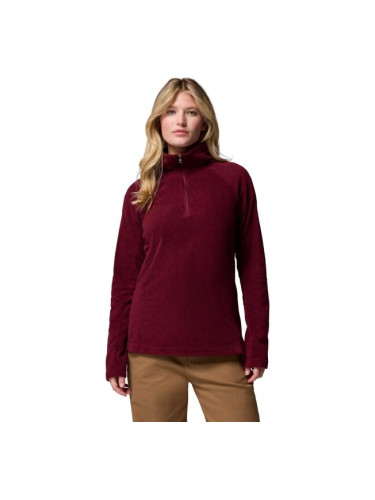 Columbia GLACIAL IV HALF ZIP Дамска туристическа блуза, винен, размер