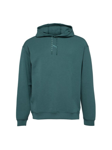 Puma M CLOUDSPUN HOODIE Мъжки суитшърт, тъмнозелено, размер
