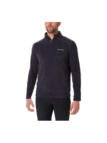 Columbia KLAMATH RANGE II HALF ZIP Мъжка блуза, черно, размер