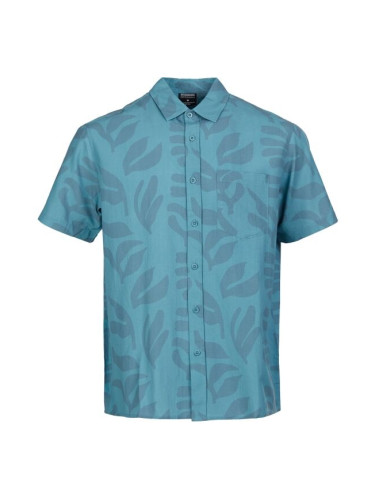 FUNDANGO CHASE Мъжка риза с къс ръкав, тюркоазено, размер