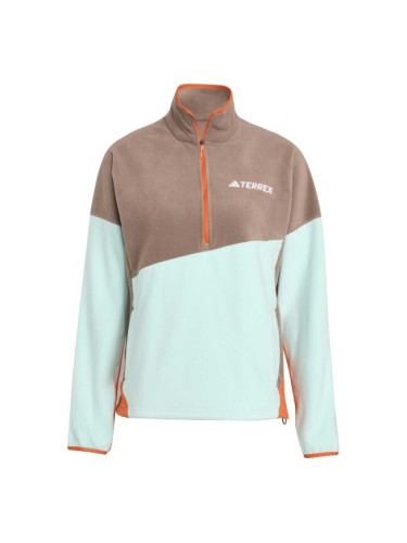 adidas TERREX MULTI CLIMAWARM FLEECE ANORAK Дамско горнище от полар, светлосиньо, размер