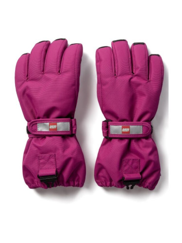 LEGO® kidswear LWATLIN 700 Детски ски ръкавици, розово, размер 134-140