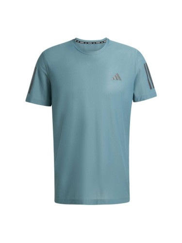 adidas OWN THE RUN TEE Мъжка тениска за бягане, тъмнозелено, размер