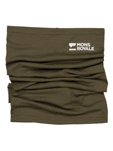 MONS ROYALE DAILY DOSE MERINO FLEX 200 Кръгъл шал, khaki, размер UNI
