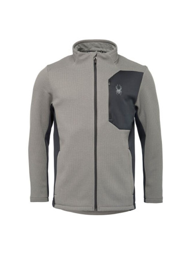 Spyder BANDIT Мъжки функционален пуловер, тъмносиво, размер