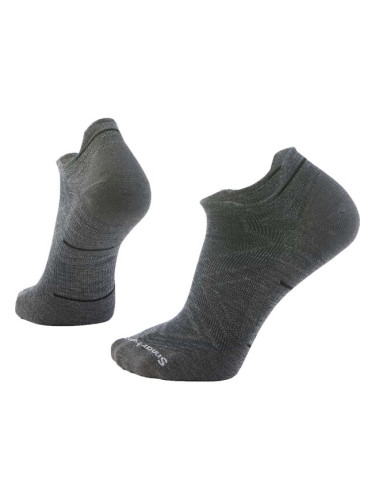 Smartwool RUN ZERO CUSHION LOW ANKLE SOCKS Мъжки чорапи за бягане, тъмносиво, размер