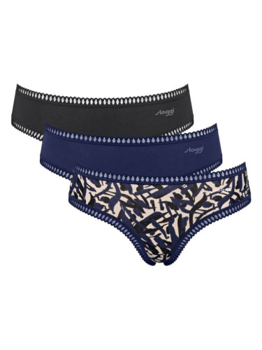 SLOGGI GO CRUSH HIPSTER C3P Дамски бикини, черно, размер