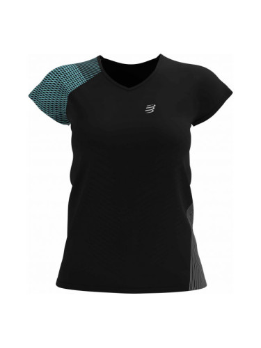 Compressport PERFORMANCE SS TSHIRT W Дамска тениска за бягане, черно, размер