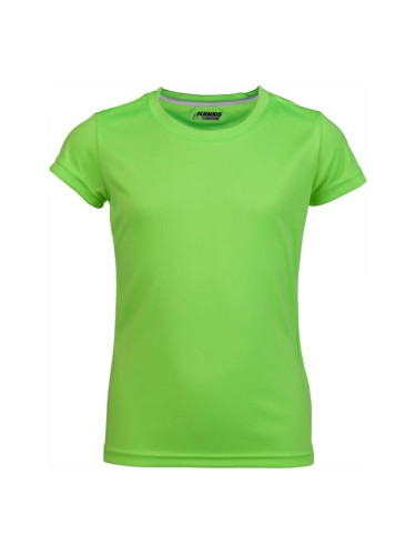 Kensis VINNI PINK Спортна тениска за момичета, светло-зелено, размер 116-122