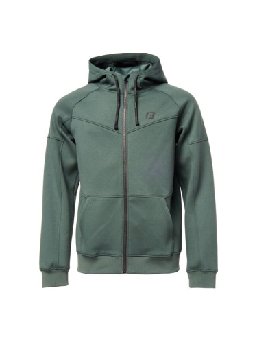 Fitforce GALIPETE Мъжко фитнес горнище, тъмнозелено, размер