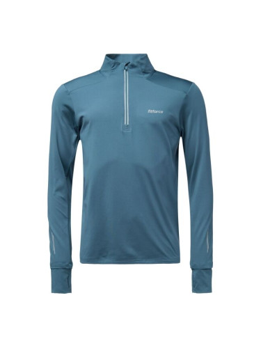 Fitforce RANIX Мъжки суитшърт за бягане, тъмносин, размер XXL