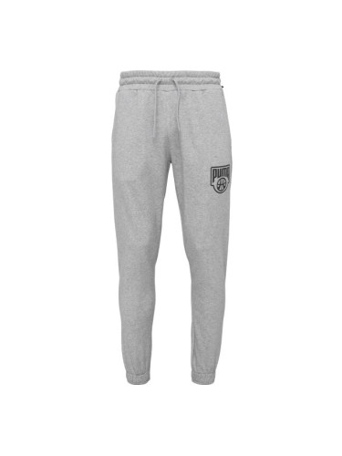 Puma POSTERIZE SWEATPANT Мъжко спортно долнище, сиво, размер