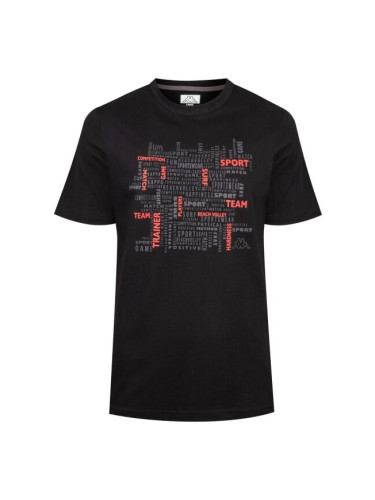 Kappa LOGO GAVOLF Мъжка тениска, черно, размер