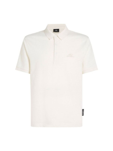 O'Neill SMALL LOGO Мъжка тениска с яка, бяло, размер