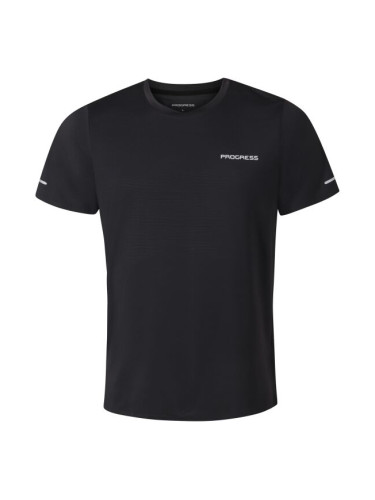 PROGRESS PREDATOR Мъжки спортна тениска, черно, размер XXL
