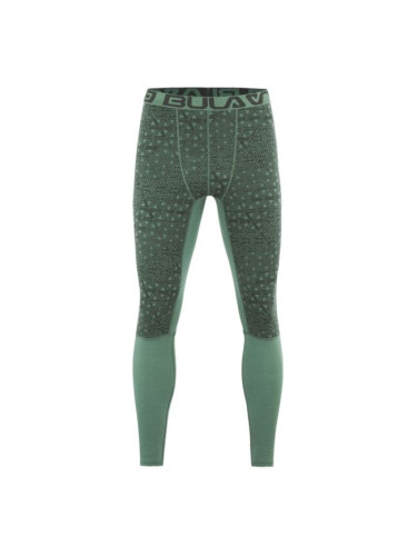 Bula GEO MERINO WOOL PANTS Мъжки мериносов долен клин, тъмнозелено, размер