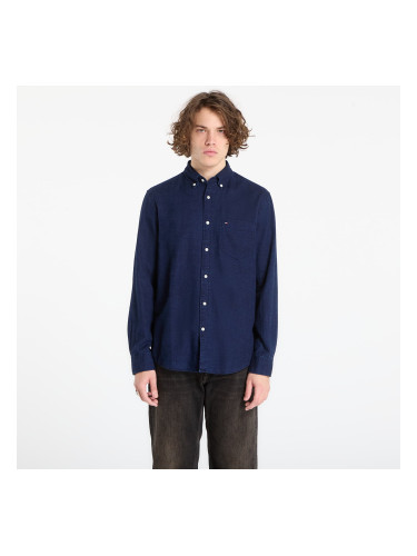Риза Tommy Hilfiger Flannel Indigo Shirt Dark Blue Indigo S