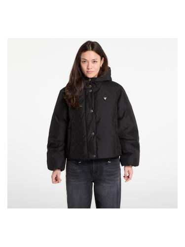 Яке GUESS 4G Boxy Puffer Jacket Jacquard Jblk Mon S
