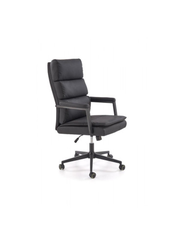 Офис стол Adriano 2, въртящ се, еко кожа, черен